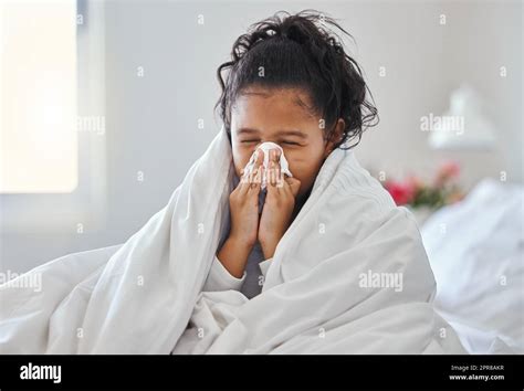 Girl Blowing Snot