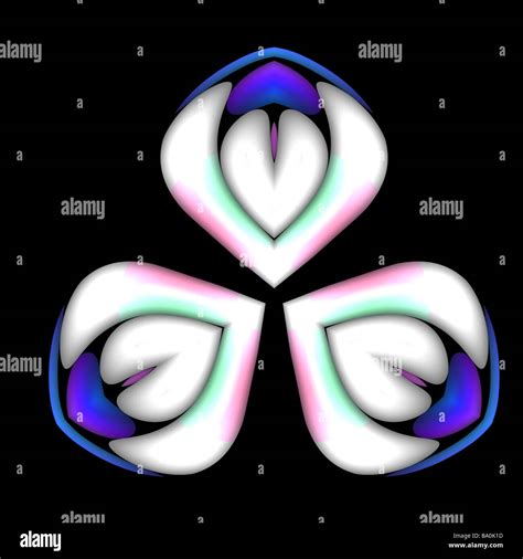An Abstract Fractal Illustration That Resembles A Human Vagina Stock