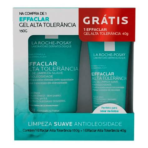 Kit Gel De Limpeza Facial Effaclar Alta Tolerância La Roche Posay 150g Gel De Limpeza 40g