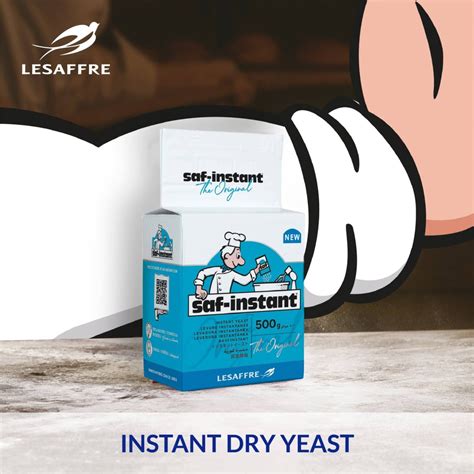 Lesaffre Saf Instant Blue Instant Yeast Halal Instant 500g