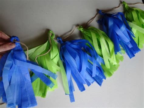 Diy Tutorial Tissue Tassel Garland Paper Garland Diy Garland