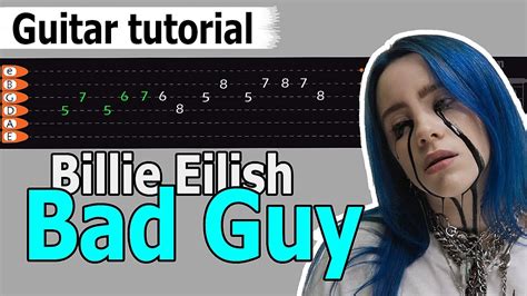 Billie Eilish Bad Guy Easy Guitar Tutorial Chords How To Play Guitar Lesson Youtube