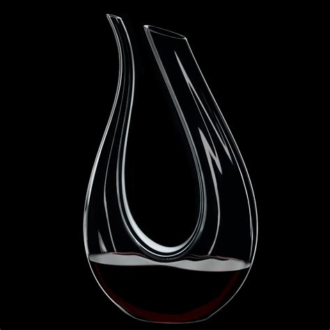 Riedel Fatto A Mano Amadeo Optical Black And White Decanter Crystal