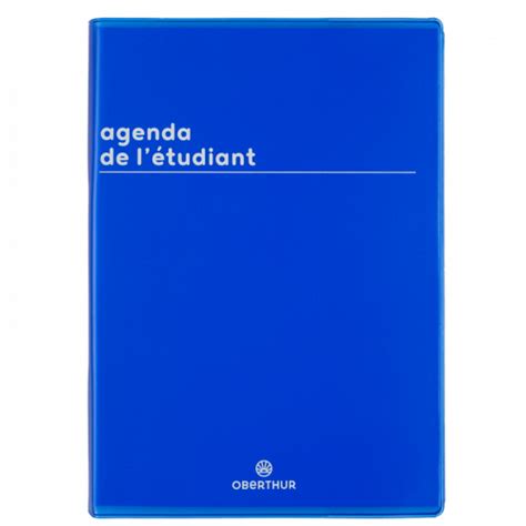 Agenda De L Tudiant Bor Al Pefc Collection Scolaire Oberthur