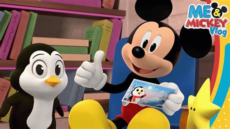 Mickey S Penguin Pen Pal Me Mickey Vlog Disneyjr Youtube