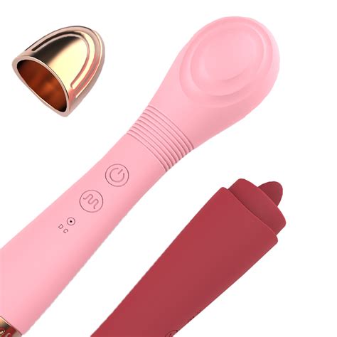 SG1253 Vibrador Texturizado Ponto G Língua Estimuladora de