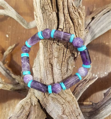 Amethyst And Turquoise Bracelet Linda S Brick Barn Amethyst