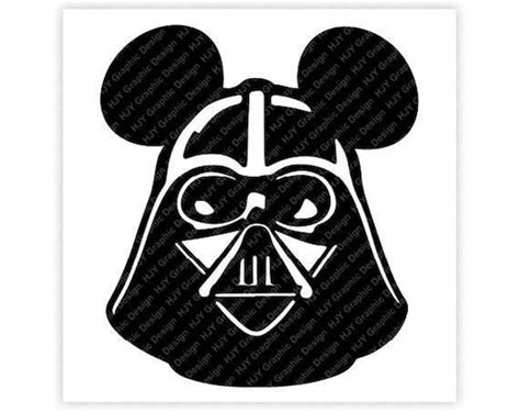 Materials Darth Vader With Mickey Ears Svg Disney Svg Star Wars Svg