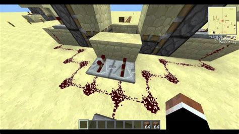 Minecraft Redstone Tutorials Piston Trap Door Youtube