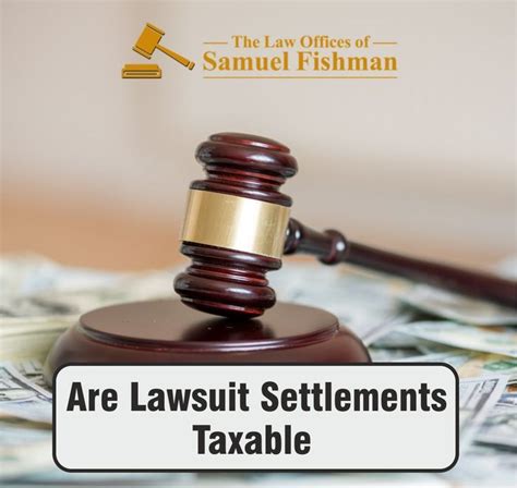 Are Lawsuit Settlements Taxable Law Office In Law Suite Tax Lawyer