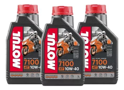 Leo De Motor Motul Sint Tico W Para Motos E Quadriciclos Kit De