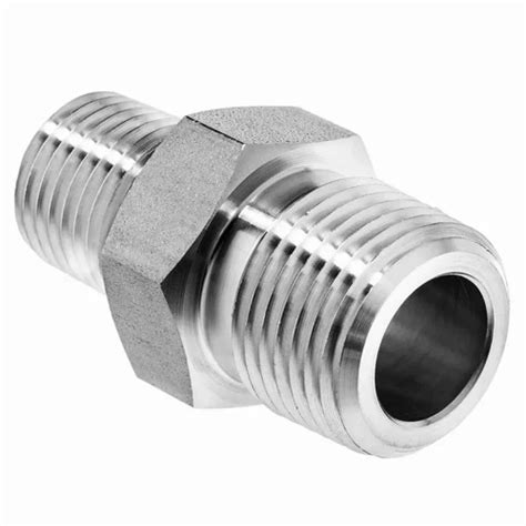 1 Inch Buttweld SS Socket Weld Hex Nipple 304 Grade For Chemical