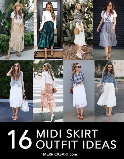 10 Fashionable Midi Skirt Outfits Perfect For Spring Click Here For