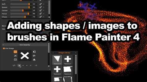 Flame Painter 4 How To Add Shapes Images To Brushes Tutorial YouTube