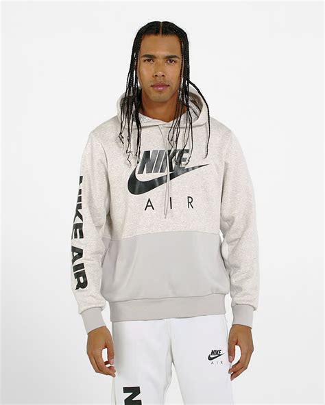 Hoodie Pullover De Lã Cardada Escovada Nike Air Para Homem Nike Pt