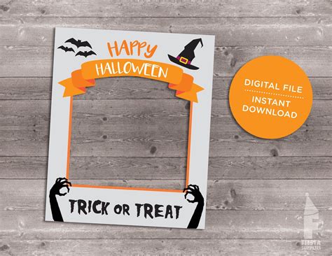 Photobooth Frame Selfie Frame Halloween Ideas My First Etsy Photo