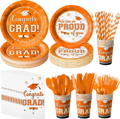 Amazon Graduation Party Supplies Congrats Grad Plates And Napkins