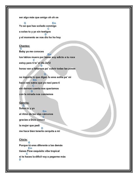 Contigo Bayron Mendez Letra Y Acordes By MUSICTUTORIALS Page 0003