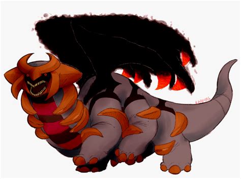 Renegade Pokemon 👻 Red Centipede Pokemon Free Transparent Png