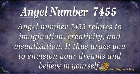 Angel Number 7455 Meaning: Visualizing Dreams - SunSigns.Org