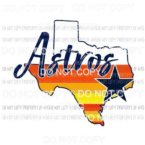 Martodesigns Retro Houston Astros State Sublimation