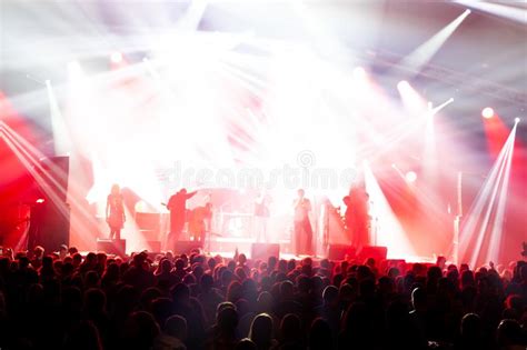 Stage Lights on Concert. Lighting Equipment Stock Photo - Image of ...