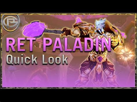 Retribution Paladin Shadowlands Quick Look YouTube