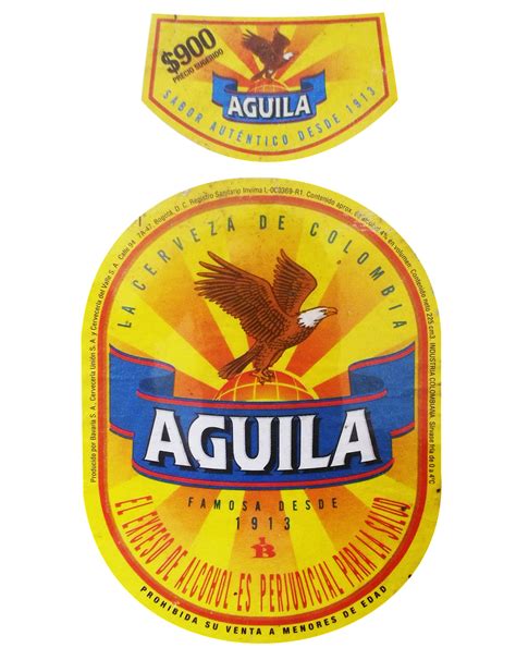 Etiquetas De Cerveza Colombiana Águila