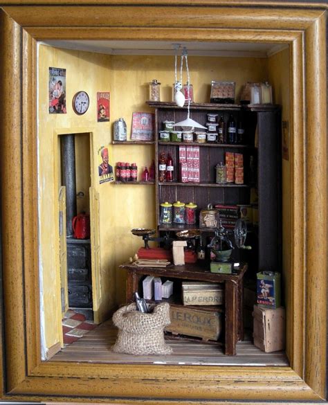 120 Best Miniature Room Boxes Images On Pinterest Doll Houses