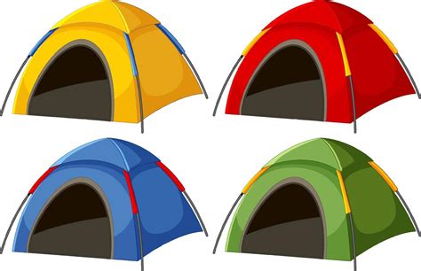 camping tents clipart camping tent vector art icons  graphics