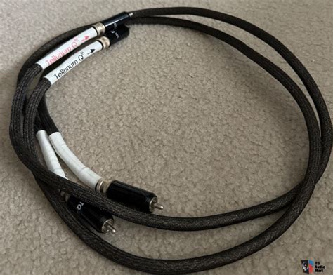 Tellurium Q SILVER DIAMOND RCA Cable 1m Pair For Sale US Audio Mart