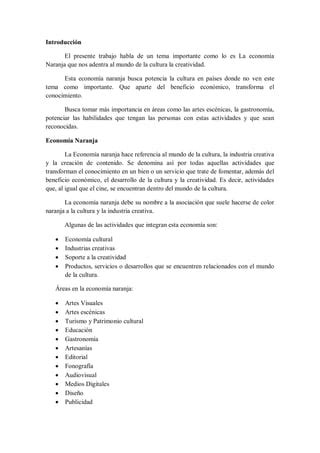 Economia Naranja Pdf