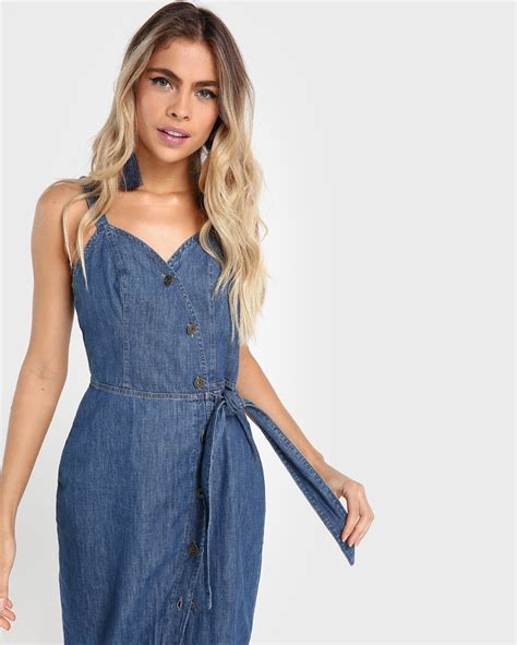 Riachuelo Vestido Jeans Envelope