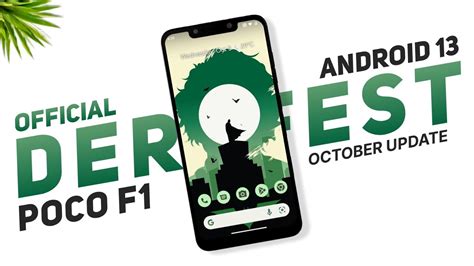 Derpfest Official For Poco F Android New Features October