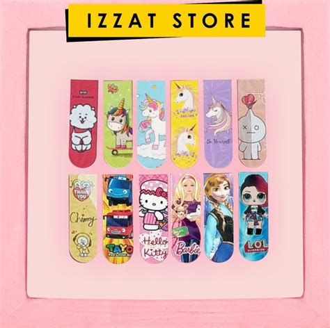 Jual IZZAT STORE Pembatas Buku Magnet Karakter Lucu Di Lapak IZZAT