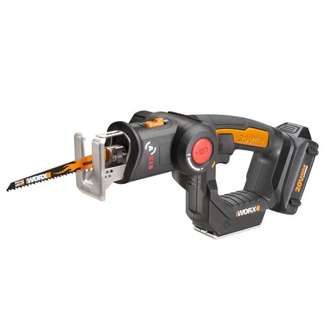 Worx 20v Axis Maxlithium Battery 2 In 1 Cordless Reciprocating And Jig Saw Tool Ebay