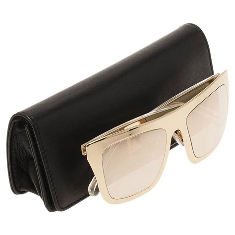 Dolce And Gabbana Gold Edition 18k Dg2114 Rectangle Sunglasses Dolce And Gabbana Tlc