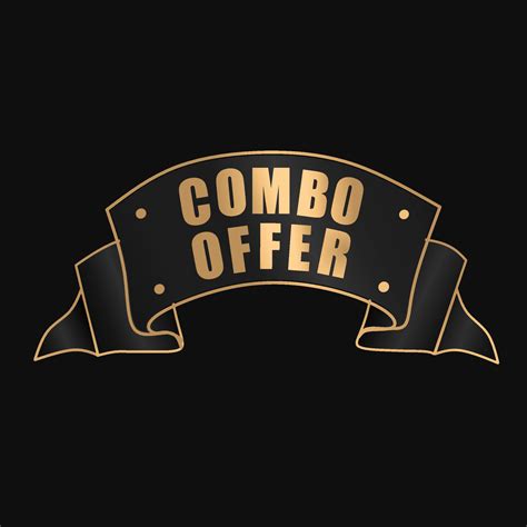 Combo Offer Banner Design Combo Offer Sign Emblem Label Badge