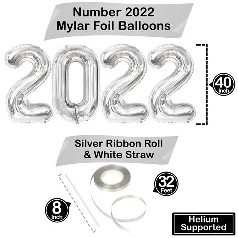 Huge Balloons Silver Inch New Years Eve Party Supplies