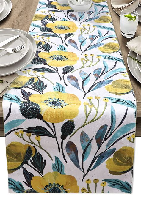 Get Velvet Floral Printed Table Runner at ₹ 499 | LBB Shop