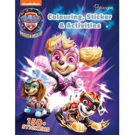 Buy PAW Patrol Colouring Sticker And Activity PAW Patrol The Mighty