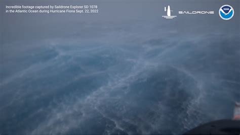 A Look Into Hurricane Fiona Via Saildrone TV Delmarva