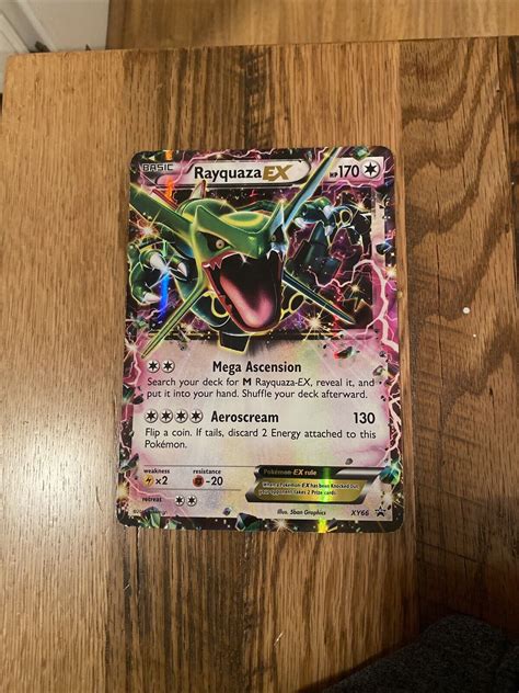 Pokemon TCG Card Jumbo Promo Shiny Rayquaza EX 2019 XY69 Values - MAVIN