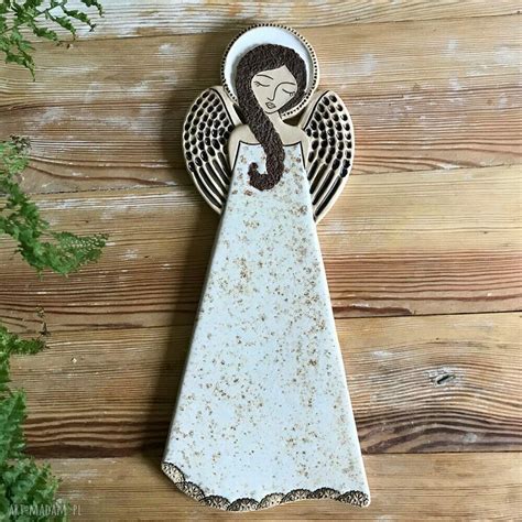 handmade dekoracje anioł ceramiczny pula ღ art Madam pl