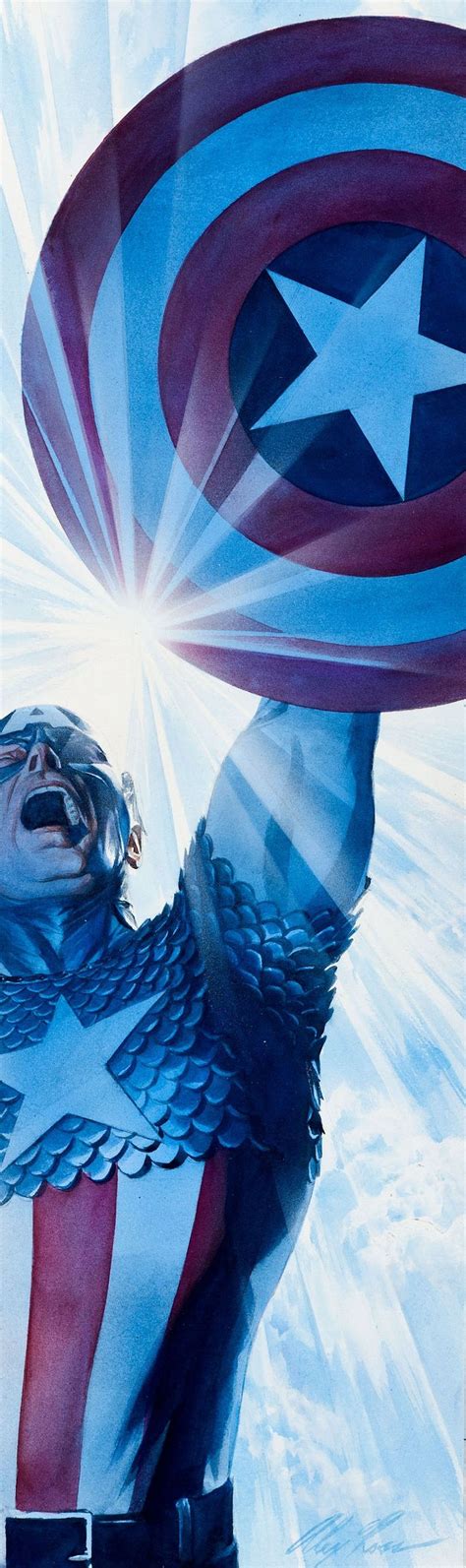 Alex Ross Art Part 2 Hi Res Marvel Captain America Captain