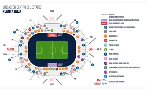 Mapa Del Estadio Bbva Ubicaci N Zonas Y Precios De Boletos Nts Edomex