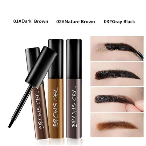 Peel Off Natural Eyebrow Tint Dye Eyebrow Enhancer Tint Gel Long