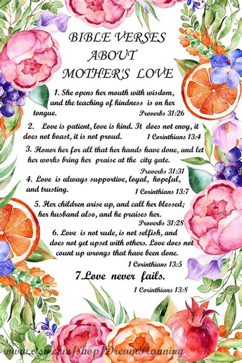 This Cute Mothers Day Bible Verses Cards Are Perfect For Bible