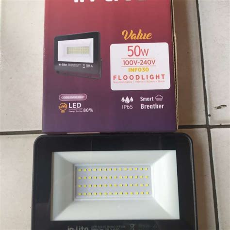 Promo Free Ongkir Lampu Sorot Led Watt Inlite Inf Cahaya Putih