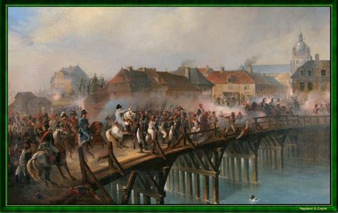 The 1814 Battle of Arcis sur Aube painted by Jean Adolphe Beaucé